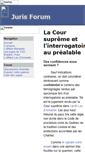 Mobile Screenshot of forum.barreau.qc.ca